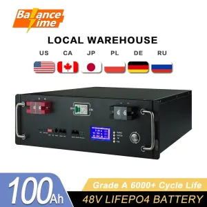 12V 24V 48V 100Ah 200Ah 400Ah Lifepo4 Battery Built-In BMS Lithium Iron Phosphate Batteries for RV Boats Solar NO VAT and TAX