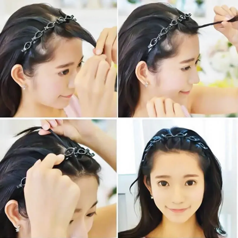 Buy 2 get 3 freeBraided Hairband Clip
