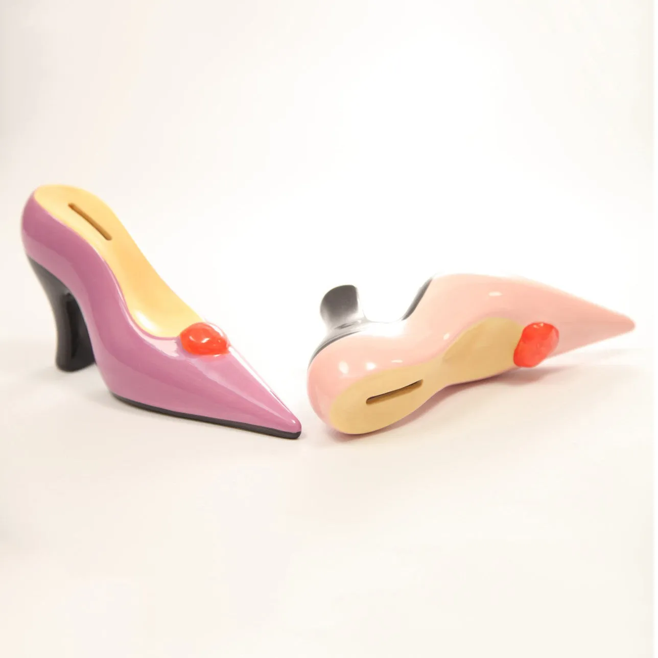 Cermaic Money Bank <br> Pink Princess Stilleto