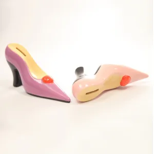 Cermaic Money Bank <br> Pink Princess Stilleto