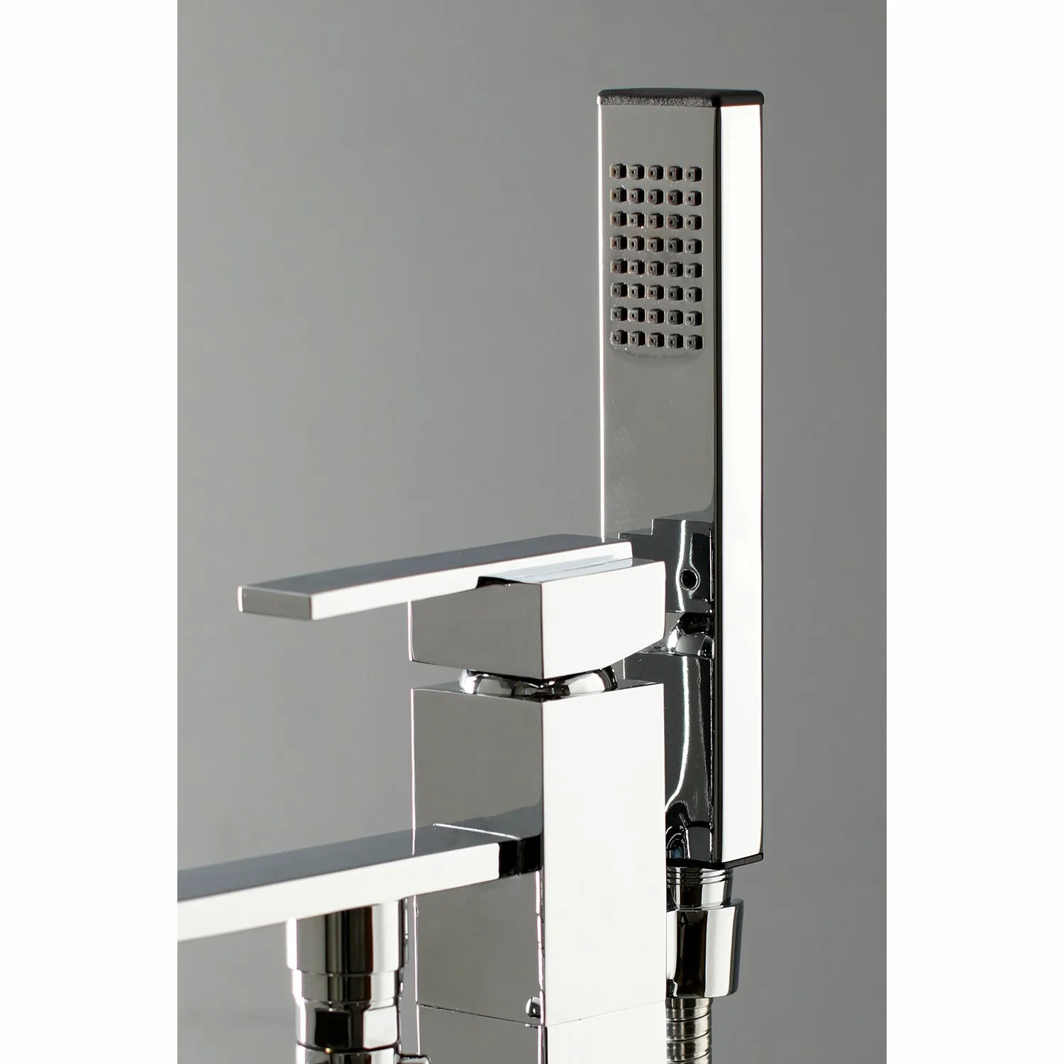Executive KS4131QLL Single-Handle 1-Hole Freestanding Tub Faucet with Hand Shower, Polished Chrome