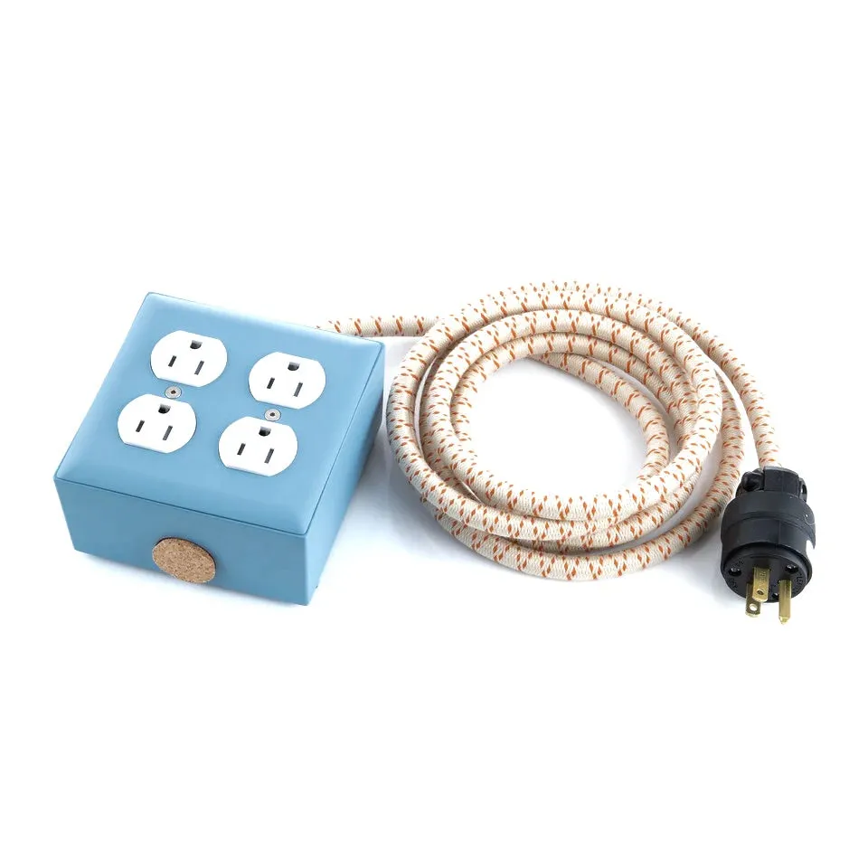 Extō in MARTHA BLUE w/6ft Natural x Orange X Pattern Extension Cord