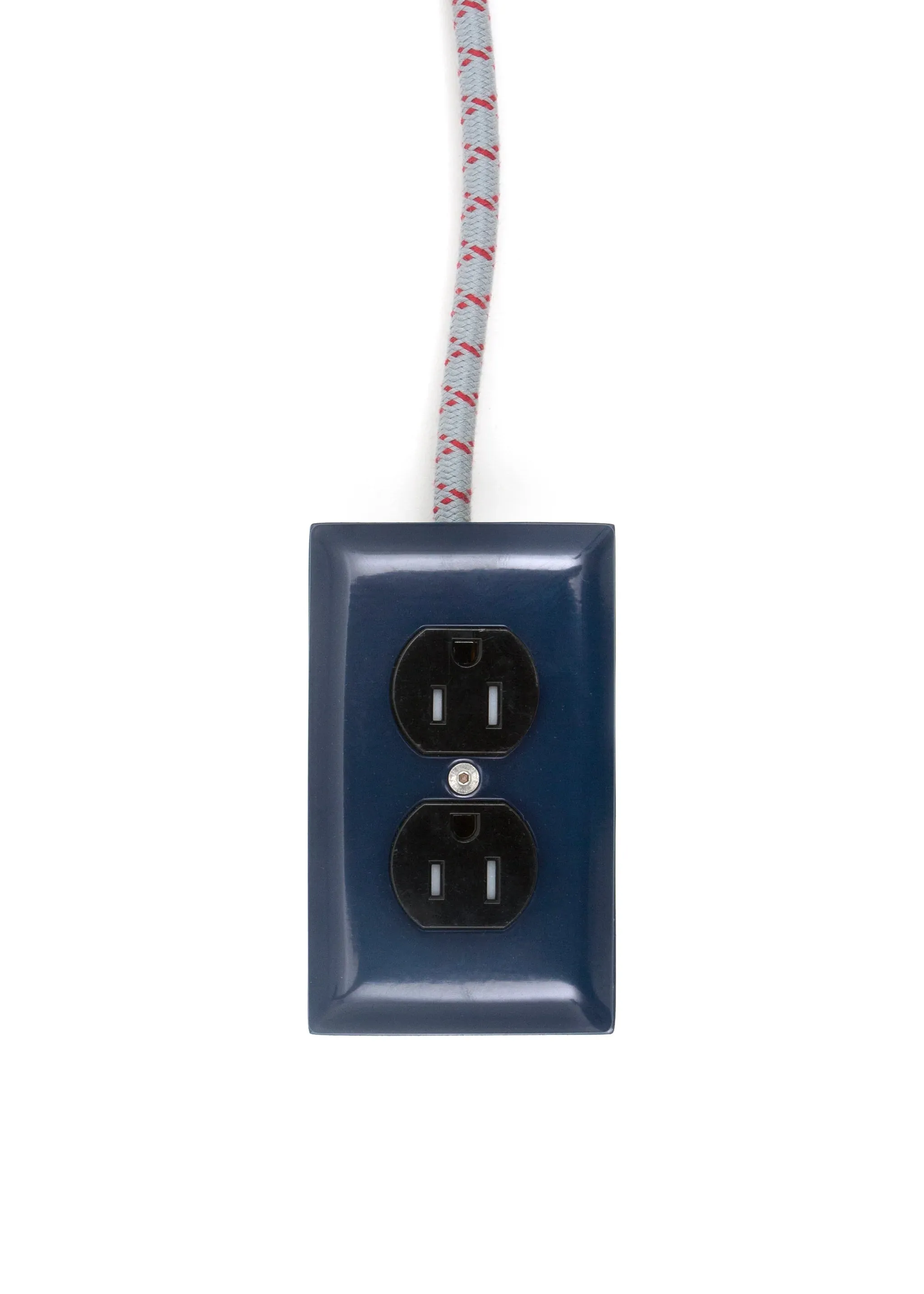 Extō in NAVY BLUE with Grey x Red X Pattern Cord