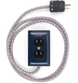 Extō in NAVY BLUE with Grey x Red X Pattern Cord