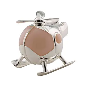 Frazer & Haws 92.5 Silver Plated Money box - Helicoptor