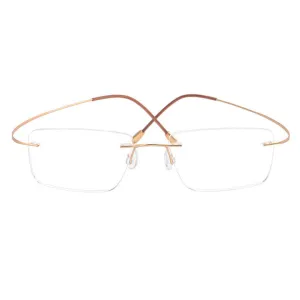 Japan Pure Titanium Rimless Executive-نظارات طبية