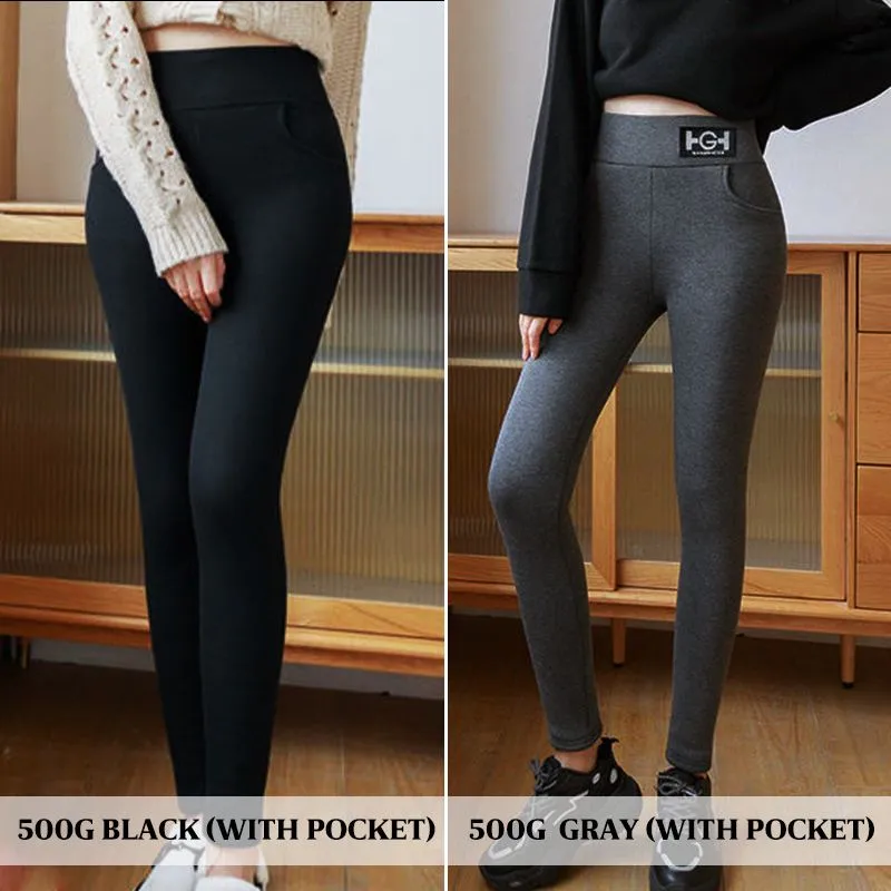 Lamb Velvet Thick Leggings for Women | Warm Fall/Winter Wear 