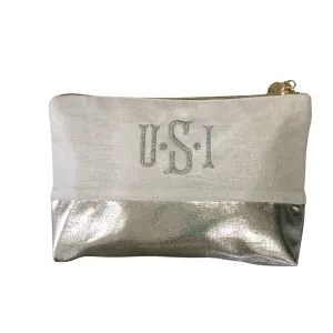 Luxe Metallic Cosmetic/Clutch
