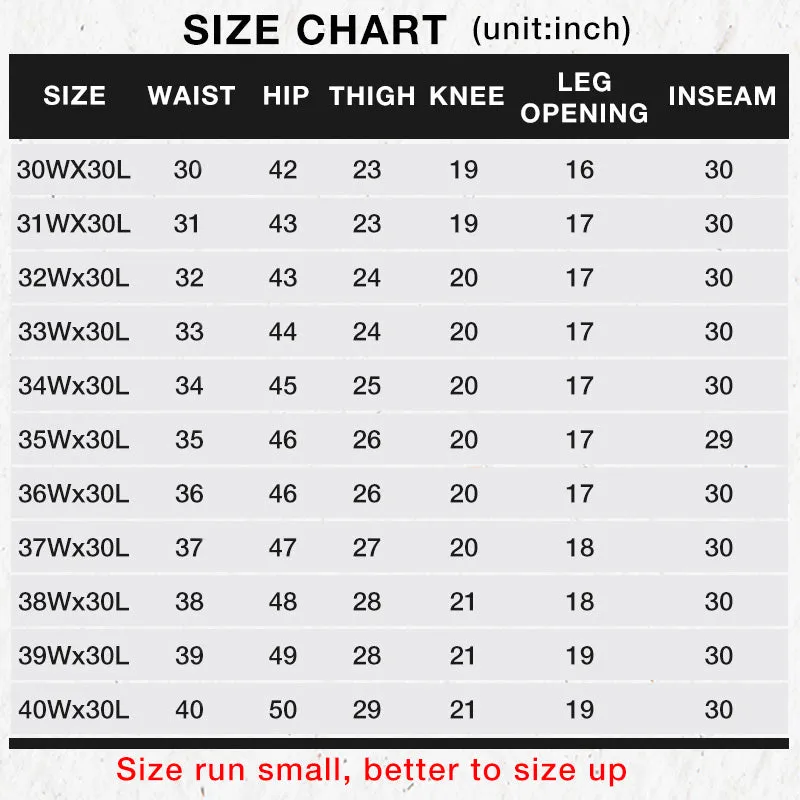 Mens High Waist Straight Fit Jeans(49% OFF)