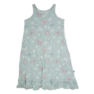 Mint Butterfly Daisy Bamboo Summer Boho Dress