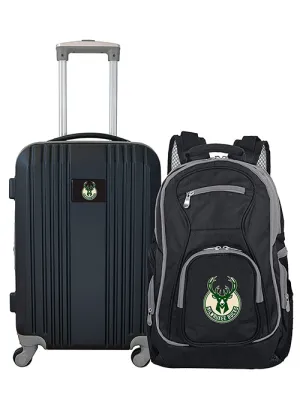 Mojo Global Milwaukee Bucks Suitcase & Backpack Set