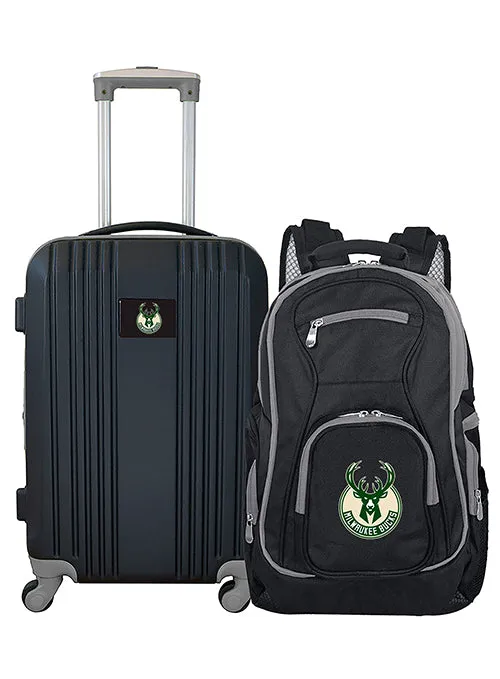Mojo Global Milwaukee Bucks Suitcase & Backpack Set