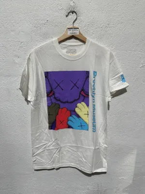 NEW KAWS Brooklyn Museum URGE T-shirt - White/Purple