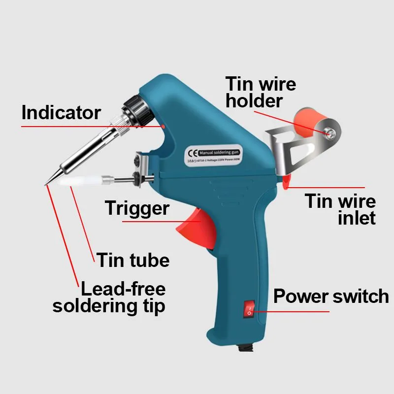 Pousbo 60W Manual Soldering Gun