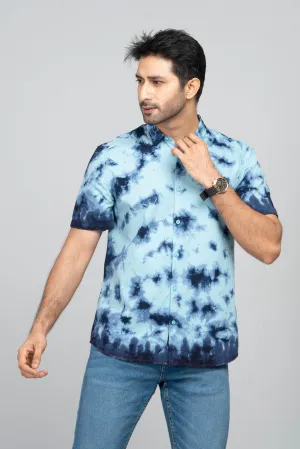 Regular Fit Dyed Casual Shirt
