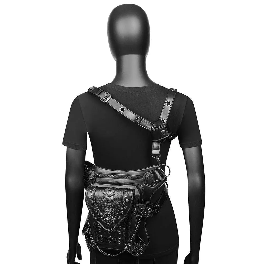Skull Locomotive Ladies One-shoulder Messenger Bag Travel