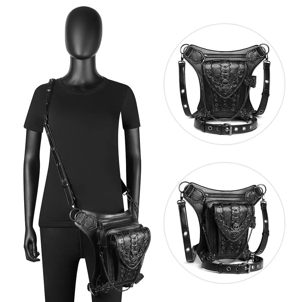 Skull Locomotive Ladies One-shoulder Messenger Bag Travel
