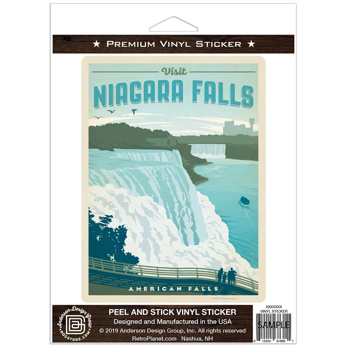Visit Niagara Falls Vinyl Sticker