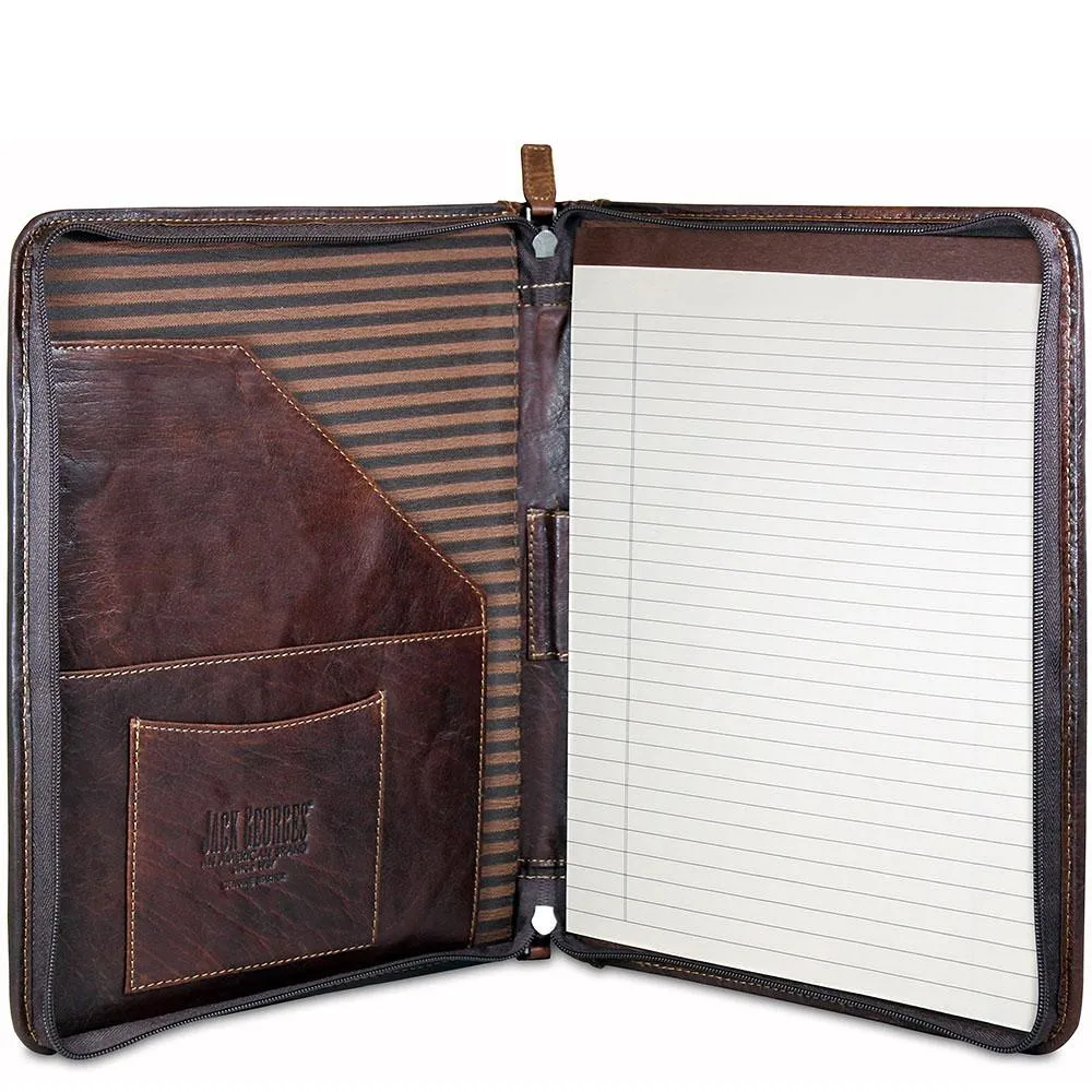 Voyager Letter Size Zippered Writing Pad Cover #7112