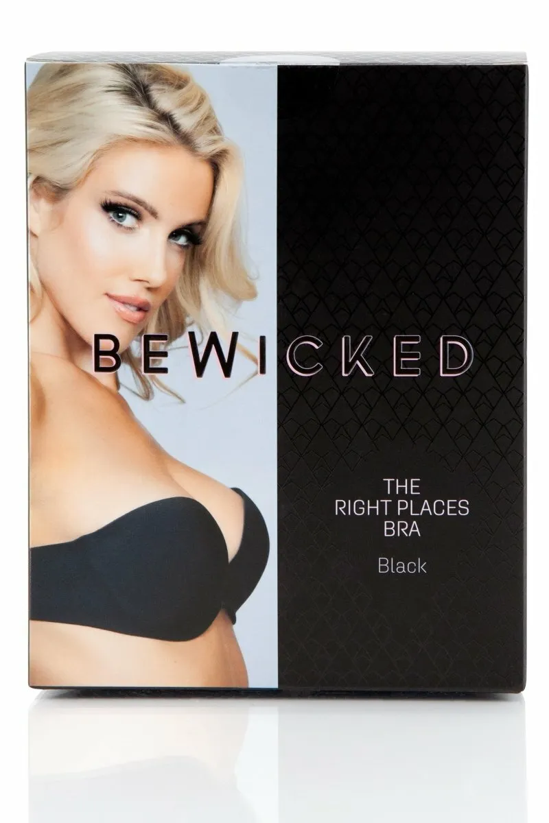 XB029 BK The Right Places Bra -